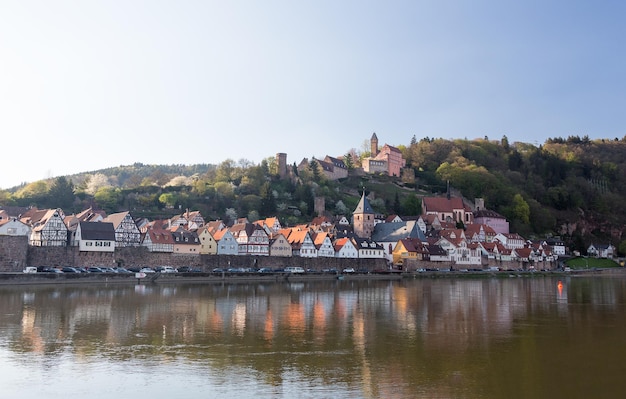 Ciudad de Hirschhorn Hesse Alemania