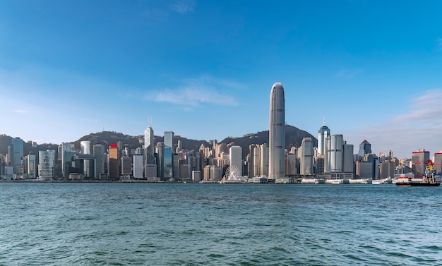 Ciudad de Hong Kong y arquitectura moderna