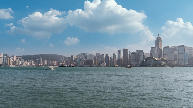 Ciudad de Hong Kong y arquitectura moderna