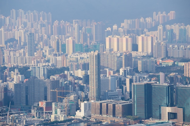 Ciudad de Hong Kong, vista desde el pico