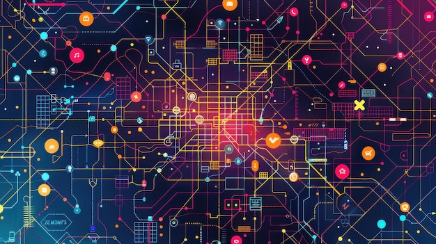 Ciudad Inteligente Futurista