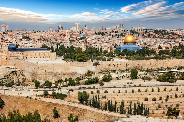 Ciudad de Jerusalén en Israel