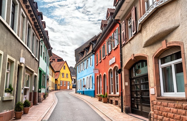 Ciudad de Neckargemuend en el estado de Badenwurttemberg de Alemania