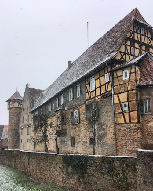 Una ciudad en la nieve