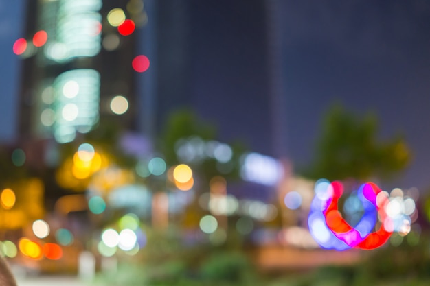 Foto ciudad en la noche