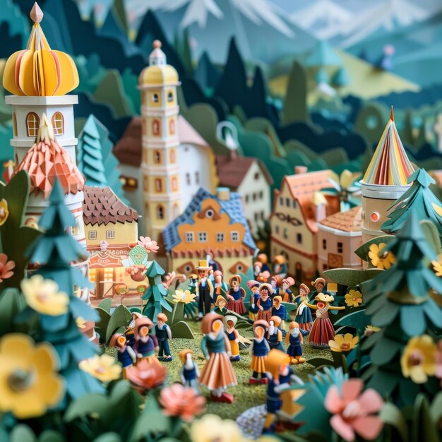 Foto la ciudad del papel origami blumenau oktoberfest essence