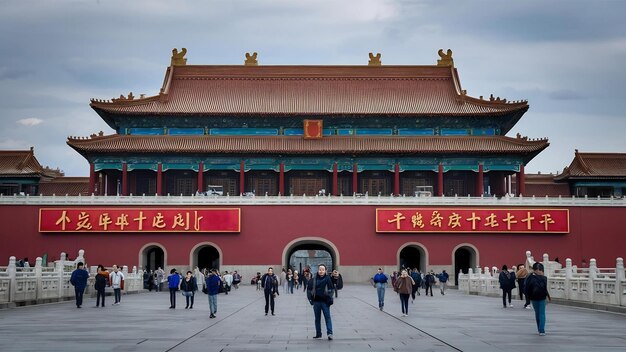 Foto ciudad prohibida en pekín, china