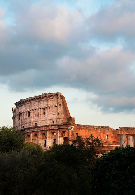 Ciudad de Roma Italia Coliseo arquitectura antigua hito