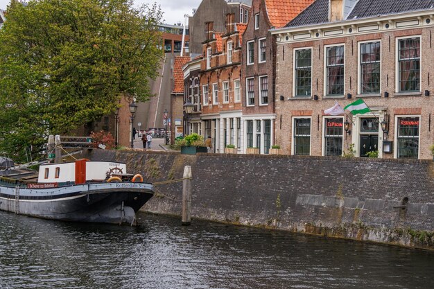 Foto la ciudad de rotterdam en los países bajos