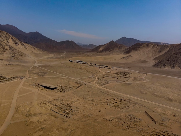 La 'Ciudad Sagrada de Caral-Supe' o simplemente 'Caral', es un sitio arqueológico donde se encuentran los restos de la ciudad principal de la civilización Caral. Se ubica en el valle de Supe, cerca del actual