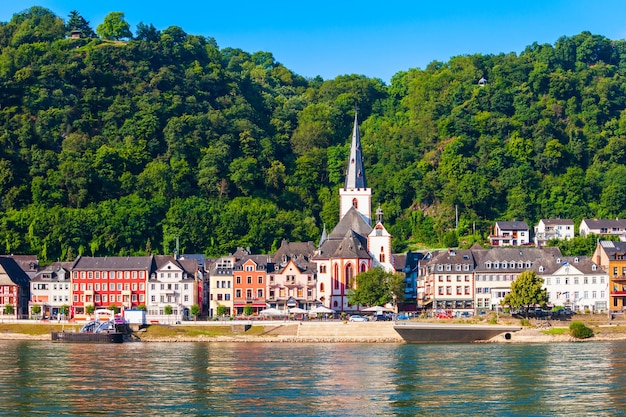 Ciudad de Sankt Goar en Alemania