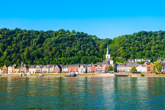 Ciudad de Sankt Goar en Alemania