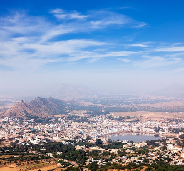 Ciudad Santa Pushkar Rajasthan India