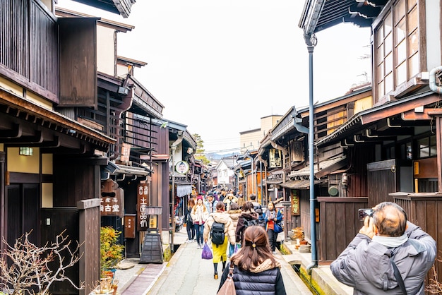 Ciudad de Takayama en Japón