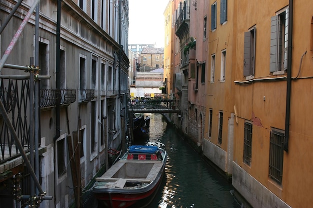 Ciudad de Venecia en Italia