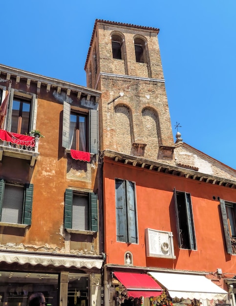 Ciudad vieja de la arquitectura de Venecia