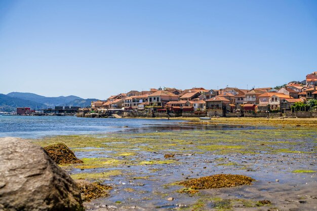 Ciudad vieja junto al océano Combarro España Galicia