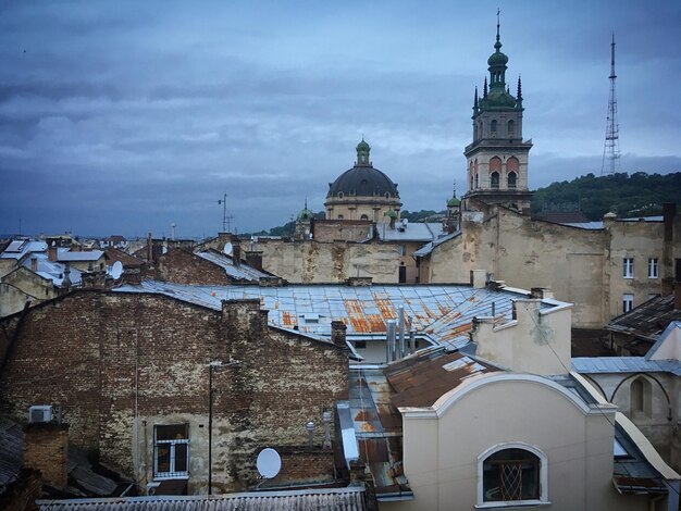 Ciudad vieja de Lviv, Ucrania, mayo de 2019