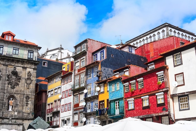 Ciudad vieja de Oporto, Portugal Casas de colores