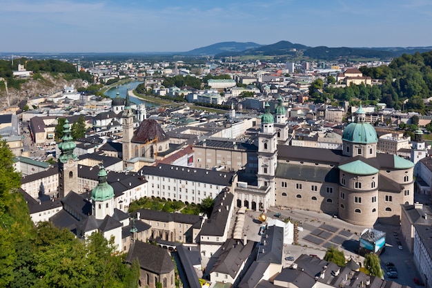 La ciudad vieja de Salzburgo, Austria