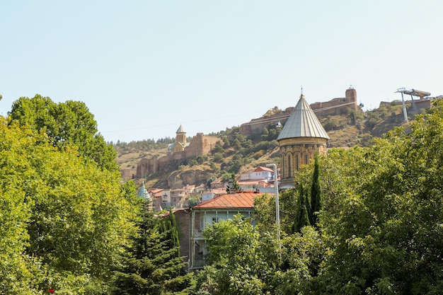 Ciudad Vieja de Tbilisi el distrito histórico de la capital de Georgia