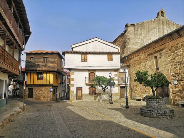 Ciudad de Villanueva de la Vera en la provincia de Cáceres