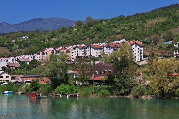 Ciudad de Visegrad en Bosnia y Herzegovina