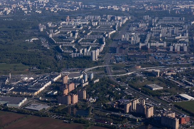 La ciudad a vista de pájaro