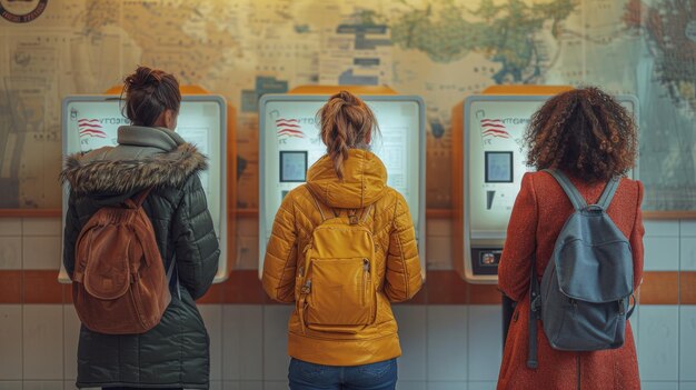 Foto los ciudadanos participan en el proceso de votación en el centro de votación