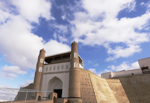 Ciudadela del arca en la ciudad de Bukhara