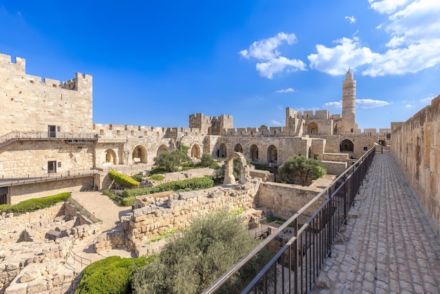 Ciudadela histórica de Jerusalén Israel Migdal David Torre de David en la Ciudad Vieja cerca de la Puerta de Jaffa