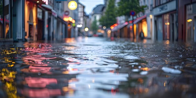 Ciudades en Europa experimentan inundaciones debido a fuertes lluvias o desastres naturales Destacando la necesidad de un concepto de seguro Inundaciones en la cobertura de seguros de ciudades europeas Preparación para desastres naturales