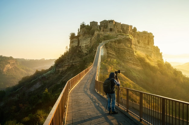 Civita di Bagnoregio, hermoso casco antiguo de Italia.