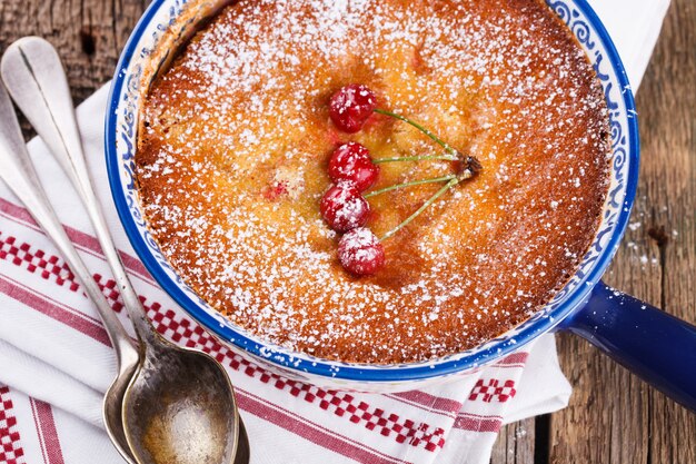 Clafoutis con cerezas