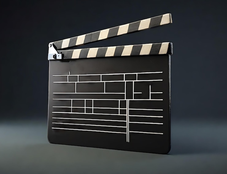 Foto claqueta de cine de director dia del cine claqueta de cine