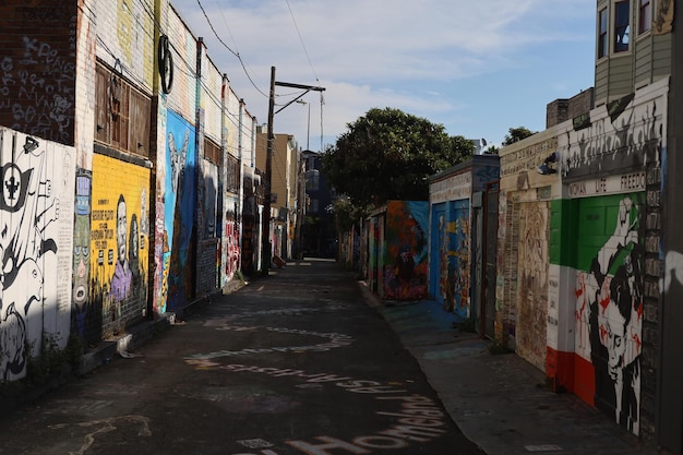 Clarion Alley Murals em São Francisco, Califórnia