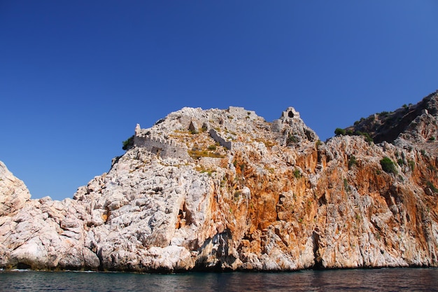 Claro paisaje de montaña