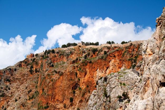 Claro paisaje de montaña