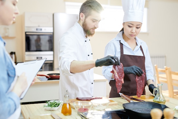 Foto clase de cocina