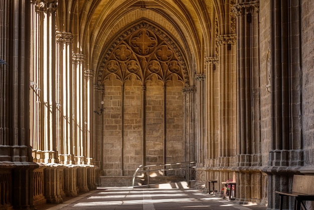 El claustro de la Catedral de Santa María Pamplona