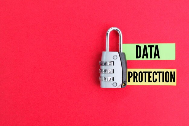 clave con la palabra Protección de datos el concepto de seguridad de datos personales Protección de datos personales