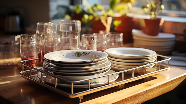 clean_plates_in_dish_drying_rack_on_the_table_on_kitc