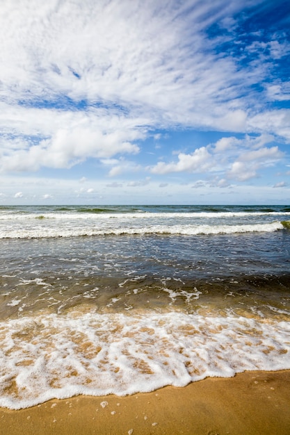 Clima frío de verano en el mar Báltico