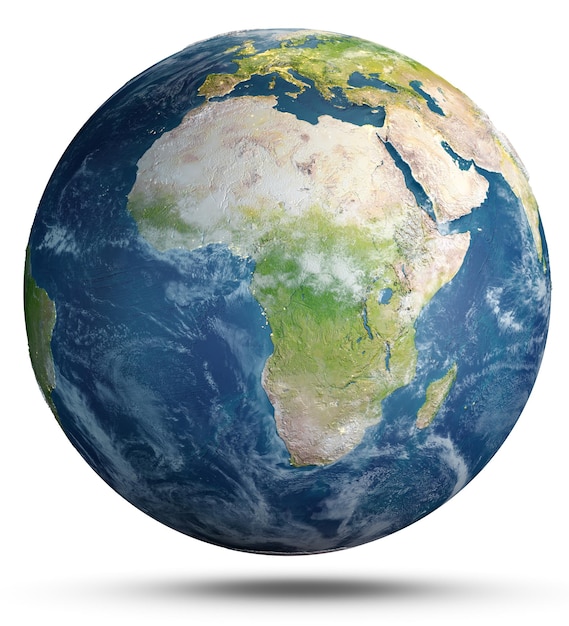 El clima del planeta Tierra en 3D