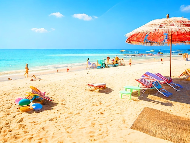 clima soleado de la playa imágenes de alta resolución de septiembre