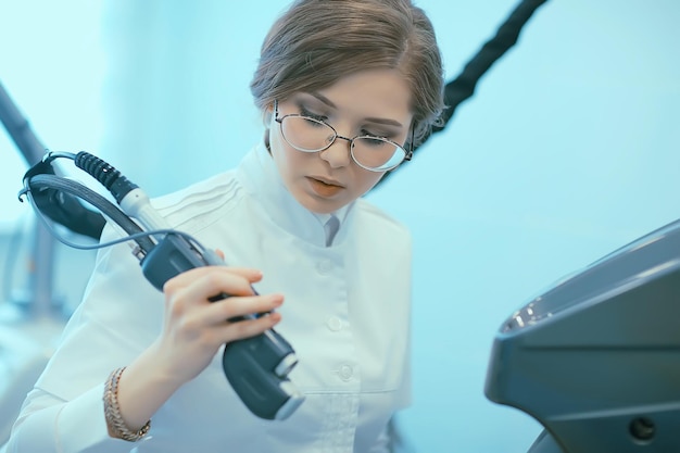 clínica de medicina estética / médico belleza femenina medicina moderna, medicina estética