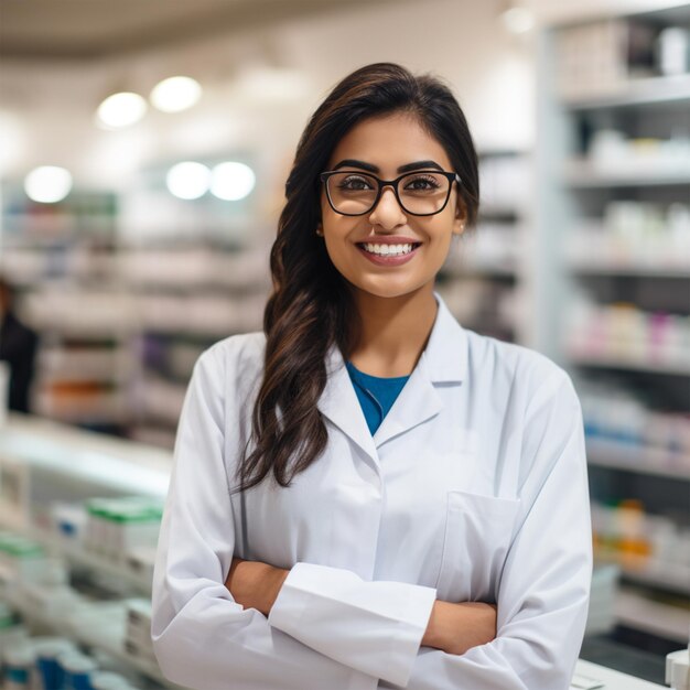 Foto clínica de mujeres médicos