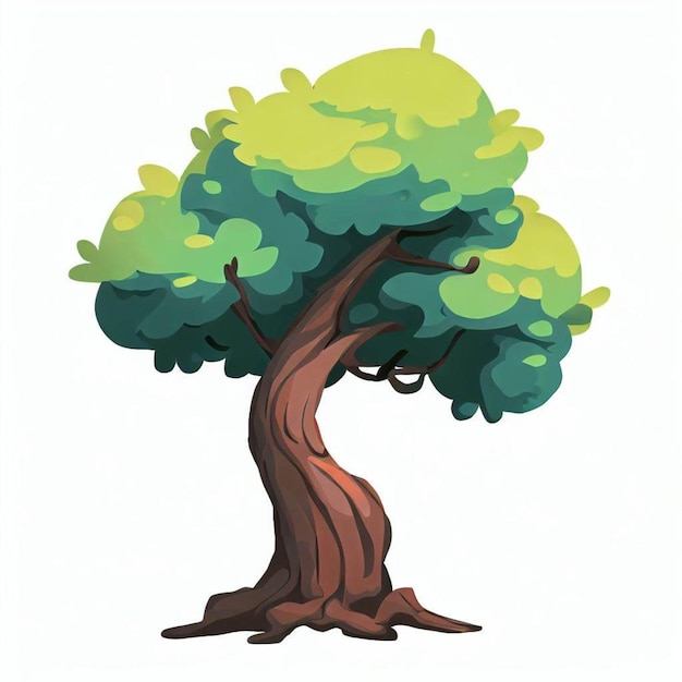 El clip art del árbol
