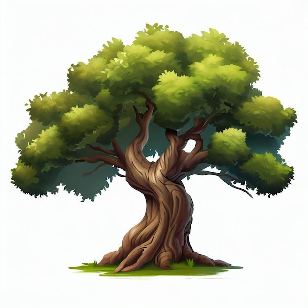 El clip art del árbol