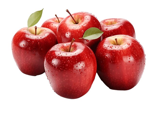 Foto clip art simples de mammy apple fruit em fundo branco